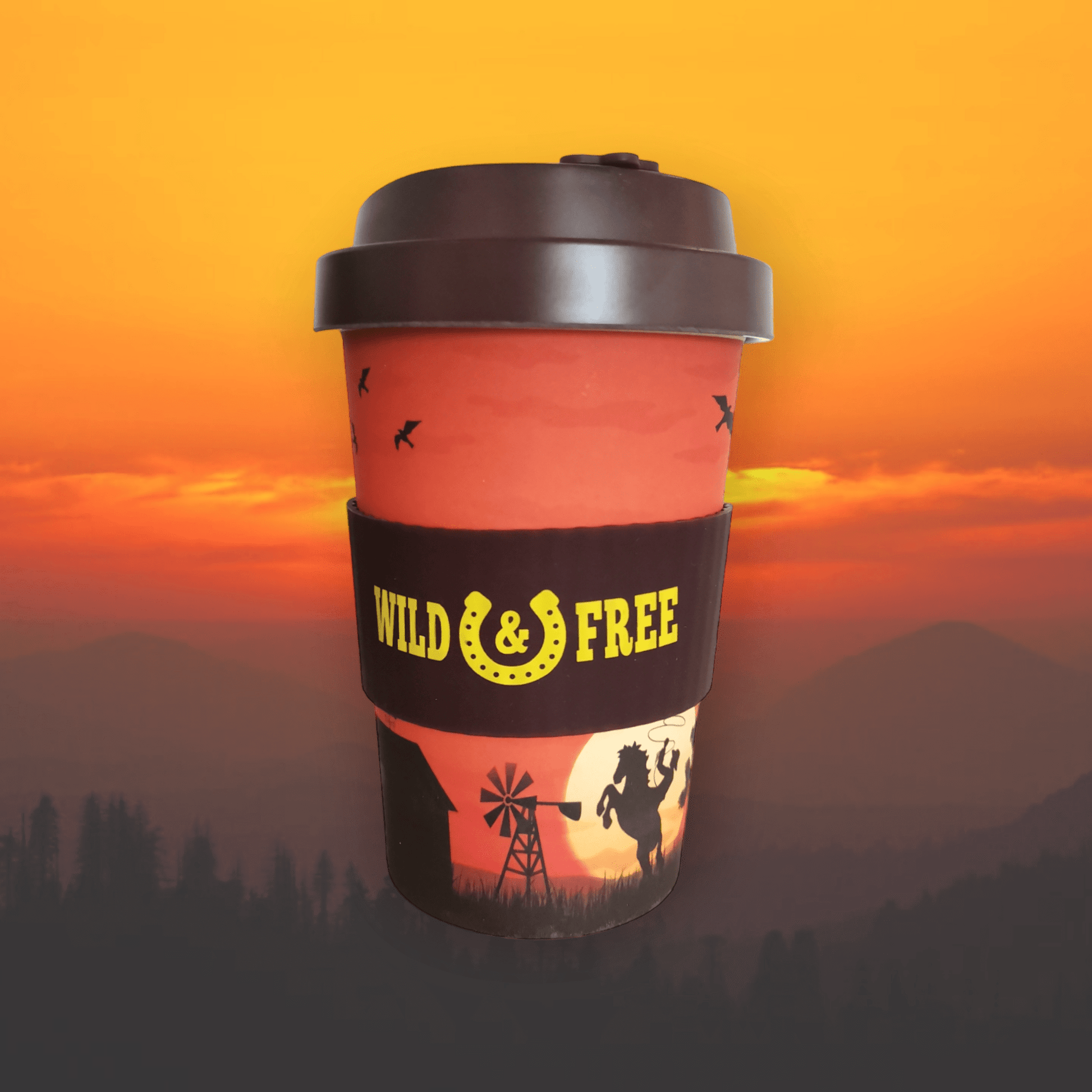 Sulphur City Soapery Wild and free, eco-to-go cup.
