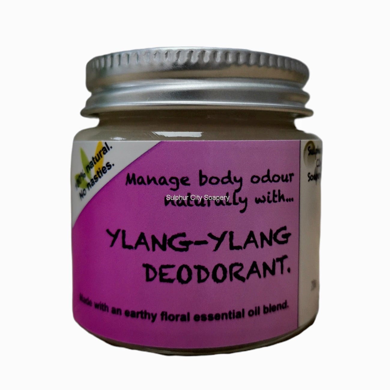 Sulphur City Soapery Ylang-Ylang natural deodorant.